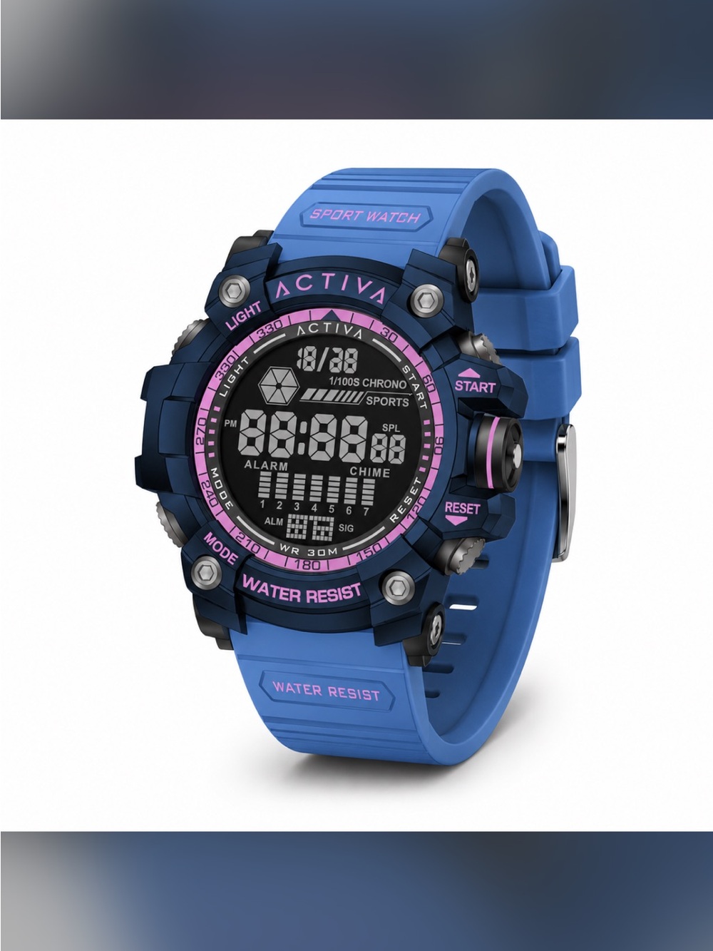 Activa X Invicta
Digital Men's Watch - 56mm, Blue (ACW8020-007)